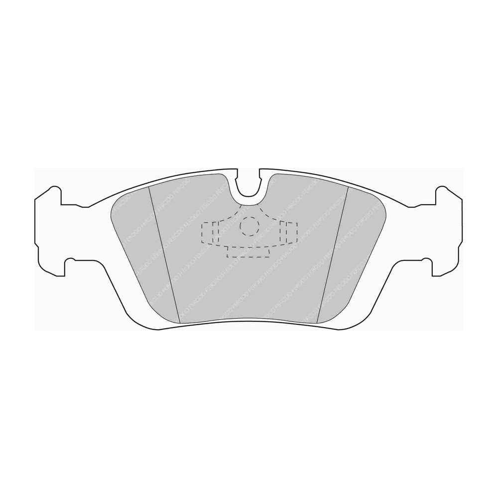 Pastillas de freno Ferodo DS Performance trasero para BMW 3 Series 316 i 09.90 - 09.93 pinza ATEArray