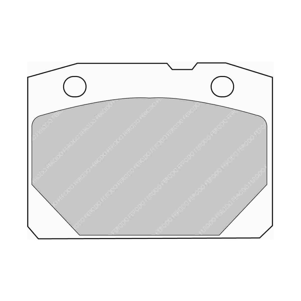 Pastilhas de travão traseiras Ferodo DS Performance para LADA 1200-1600 1200 L/S 01.70 - 06.86 pinça BENDIXArray