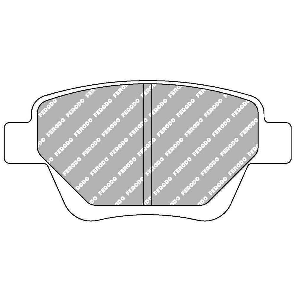 Pastilhas de travão traseiras Ferodo DS Performance para AUDI A3 1.8 TFSI quattro 07.08 - 08.12 BOSCHArray