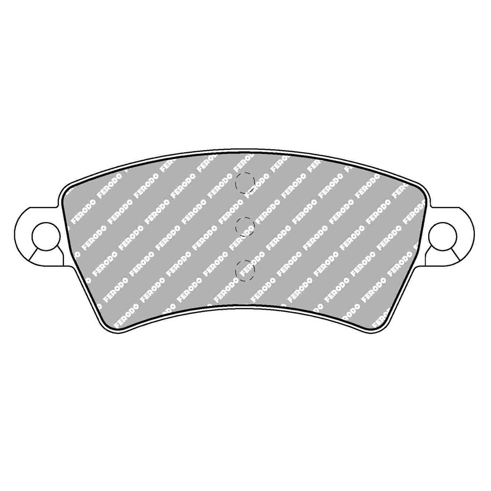 Pastillas de freno Ferodo DS Performance trasero para CITROEN XSARA 2.0 HDi 90 02.99 - 03.05 pinza LUCAS/TRWArray