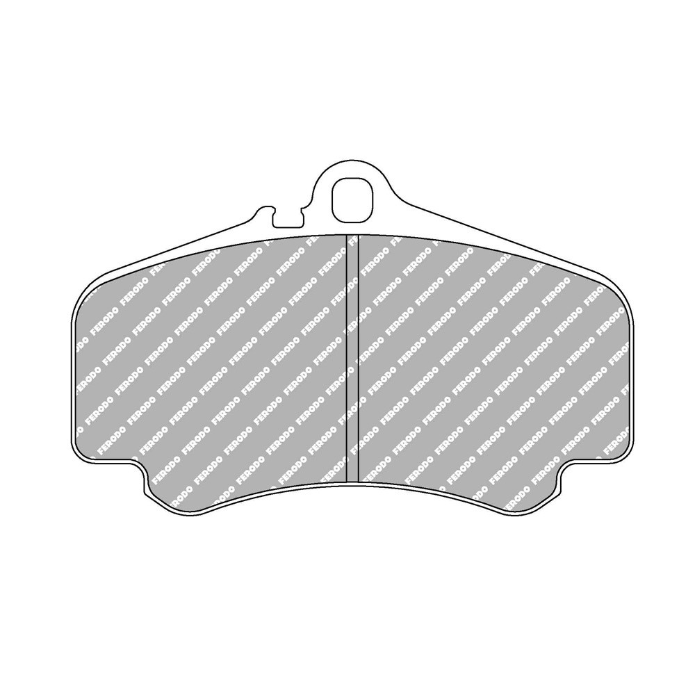 Pastilhas de travão traseiras Ferodo DS Performance para PORSCHE 911 Carrera GT2 01.00 - pinça BREMBOArray