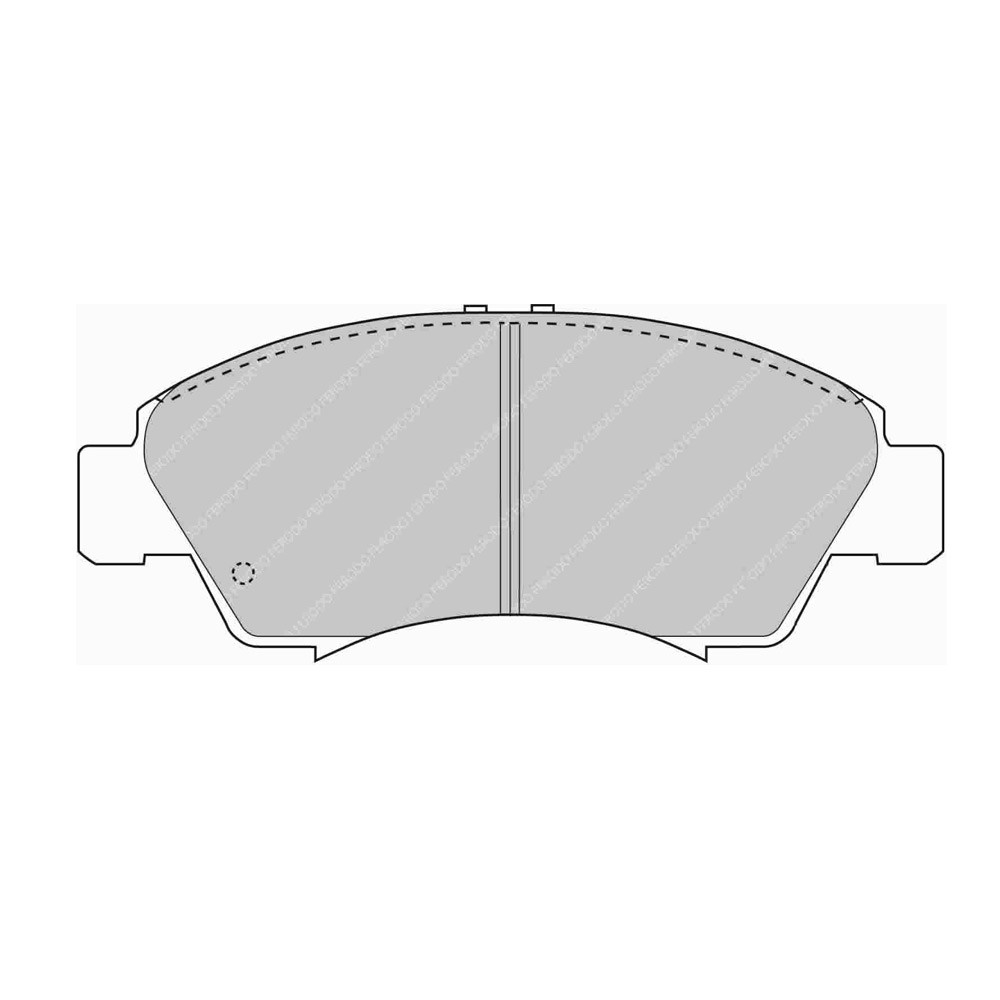Pastillas de freno Ferodo DS Performance trasero para HONDA Civic 1.5 i 16V 10.91 - 11.95 pinza AKEBONOArray
