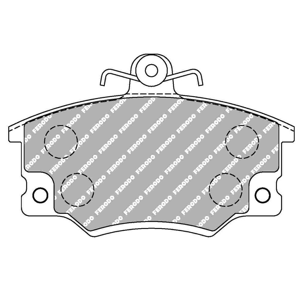 Pastillas de freno Ferodo DS Performance trasero para ALFA ROMEO 145 1.4 i.e. 07.94 - 12.96 pinza ATEArray