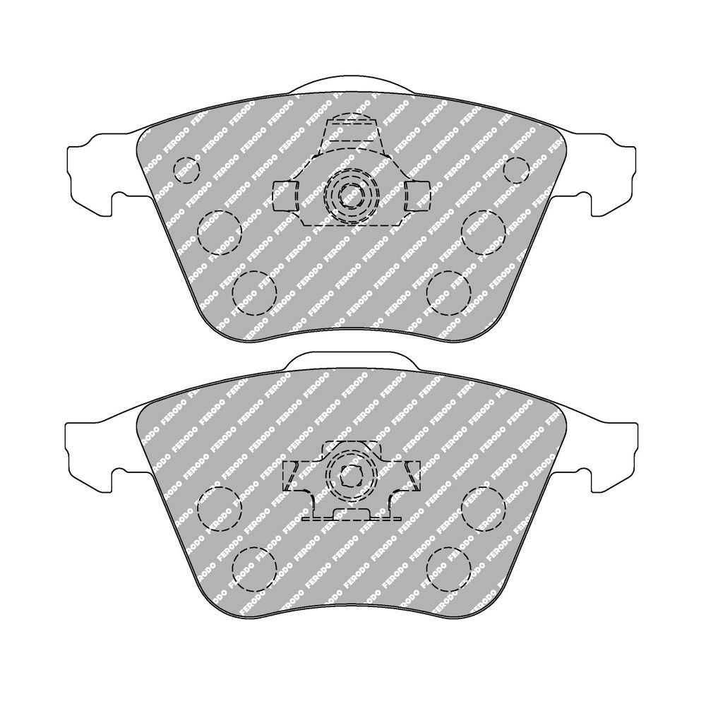 Pastillas de freno Ferodo DS Performance trasero para FORD Focus 2.5 ST 10.05 -  pinza ATEArray