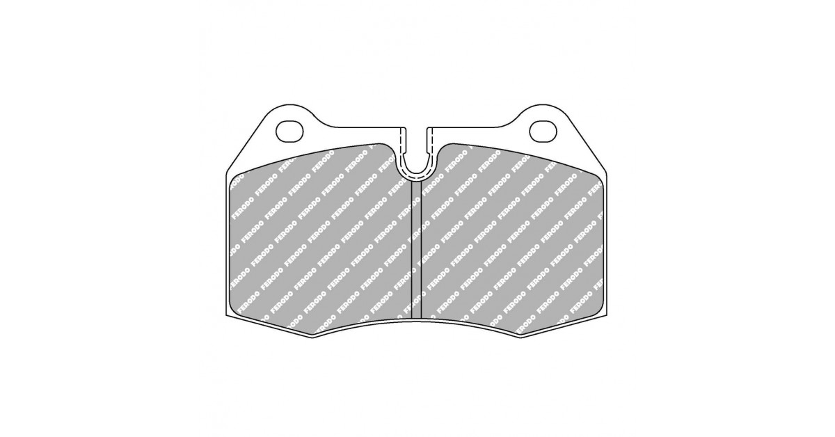 Pastilhas de travão traseiras Ferodo DS Performance para NISSAN 350 Z 03. maio 10.03 - pinça BREMBO