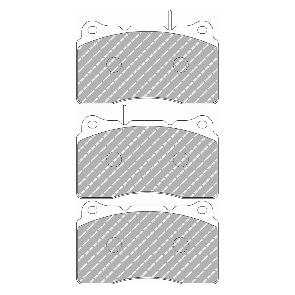 Pastillas de freno Ferodo DS Performance trasero para ALFA ROMEO 147 3.2 GTA 02.03 - 03.10 pinza BREMBOArray