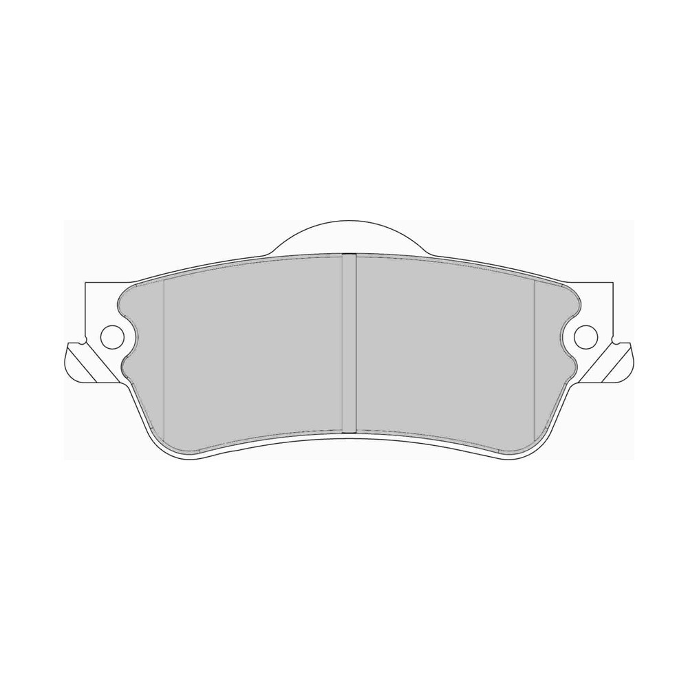 Pastilhas de travão Ferodo DS Performance traseiras para HOLDEN Commodore VE 3.6 V6 , 6.0 V8 01.06 -Array