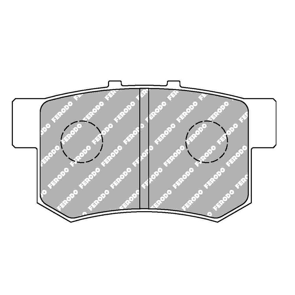 Pastillas de freno Ferodo DS Performance trasero para HONDA Accord 2.0 i 16V 01.92 - 09.93 pinza NISSINArray