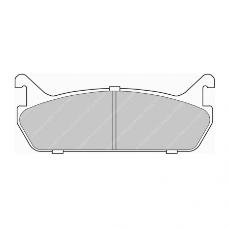 Pastillas de freno Ferodo DS Performance trasero para DAIHATSU Applause 1.6 16V 06.89 - 07.97 pinza AKEBONO