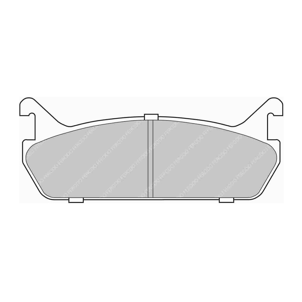 Pastilhas de travão traseiras Ferodo DS Performance para DAIHATSU Applause 1.6 16V 06.89 - 07.97 calibrador AKEBONOArray