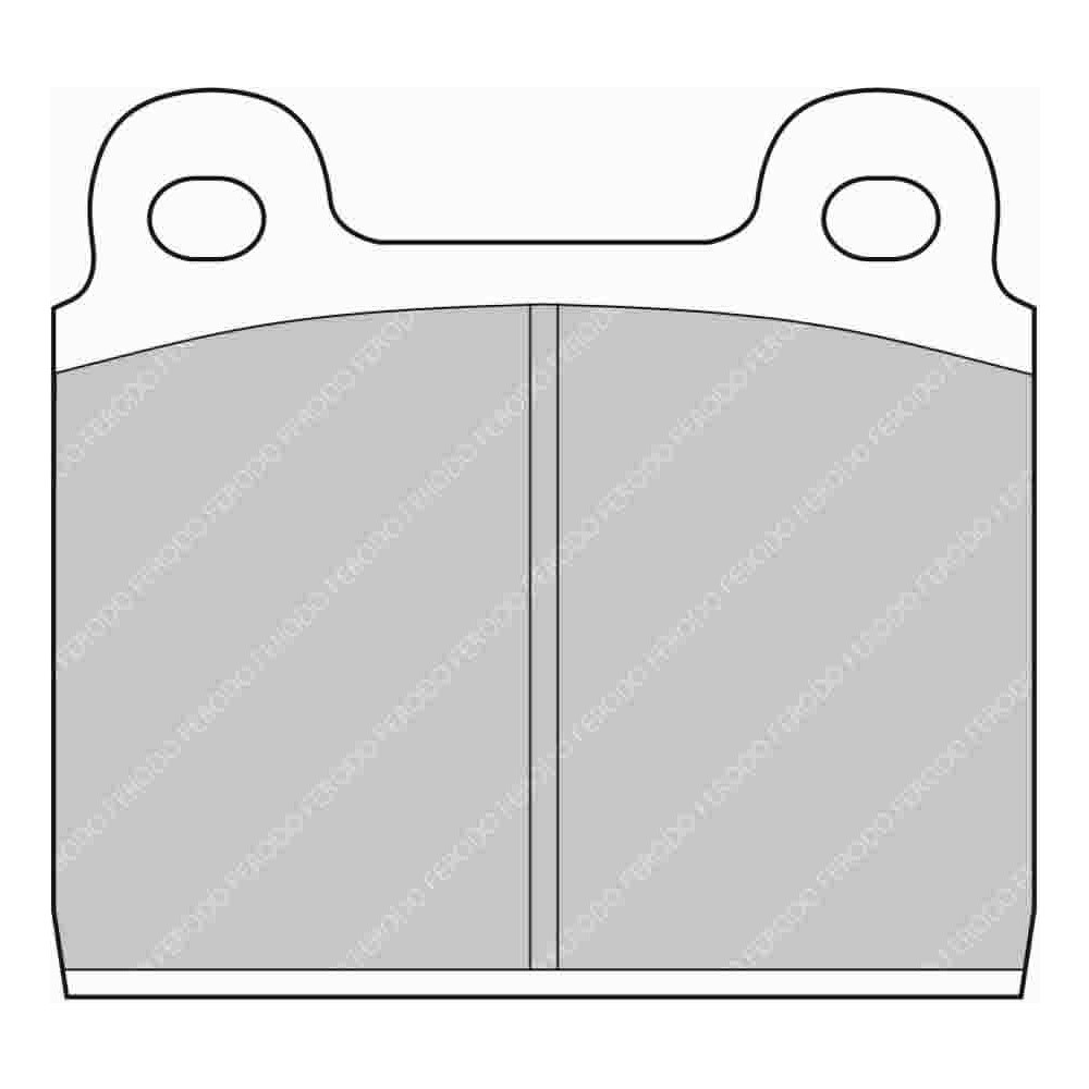 Pastillas de freno Ferodo DS Performance trasero para ALFA ROMEO 1750 1.7 GT 01.68 - 05.72 pinza ATEArray