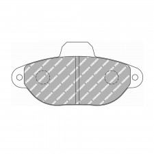 Pastillas de freno Ferodo DS Performance trasero para FIAT PUNTO 1.7 D 04.94 - 09.97 pinza BENDIX