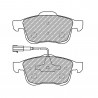 Pastilhas de travão traseiras Ferodo DS Performance para ALFA ROMEO 159 1.9 1.9 JTS 09.05 - 11.11 caliper ATE