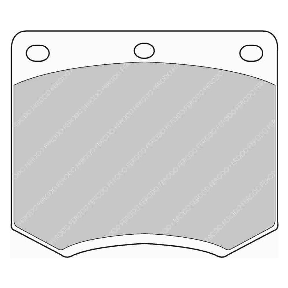 Pastilhas de travão traseiras Ferodo DS Performance para FORD Capri 01. Mrz 01.78 - 06.85 caliper LUCAS/TRWArray