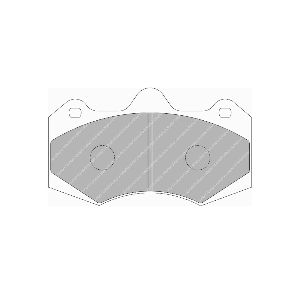 Pastillas de freno Ferodo DS Performance trasero para HOLDEN Commodore VE 3.6 V6,6.0 V8 01.06 -  pinza AP RACINGArray