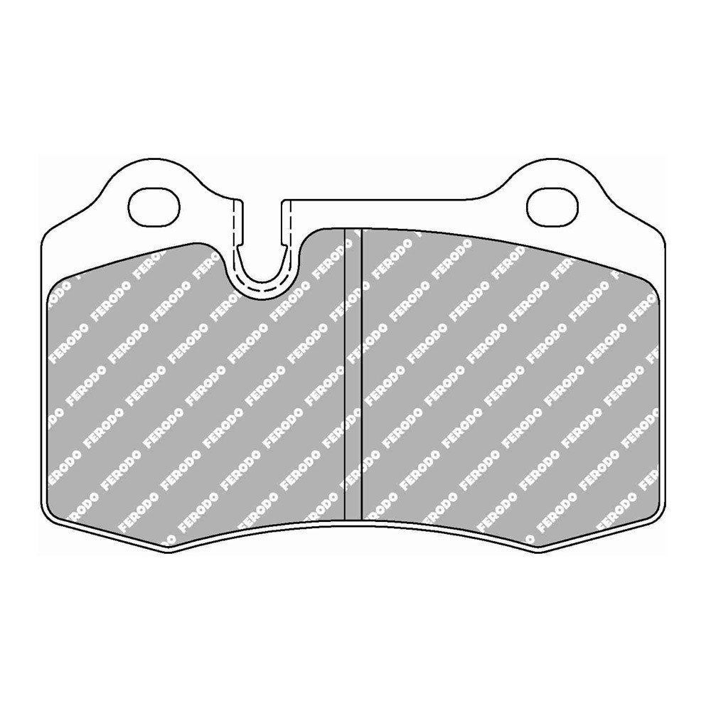 Pastillas de freno Ferodo DS Performance trasero para CHRYSLER 300C 6.1 SRT8 06.05 - 11.12 pinza BREMBOArray