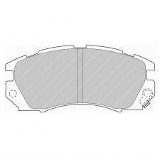 Pastillas de freno Ferodo DS Performance trasero para SUBARU Forester 2.0 08.97 - 09.02 pinza AKEBONO