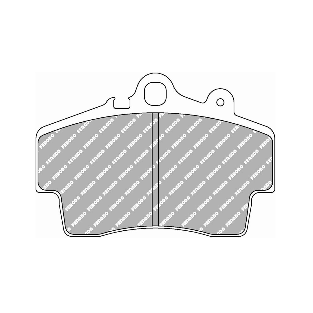 Pastillas de freno Ferodo DS3000 delantero para PORSCHE Boxster 2.5 09.96 - 08.99 pinza BREMBOArray
