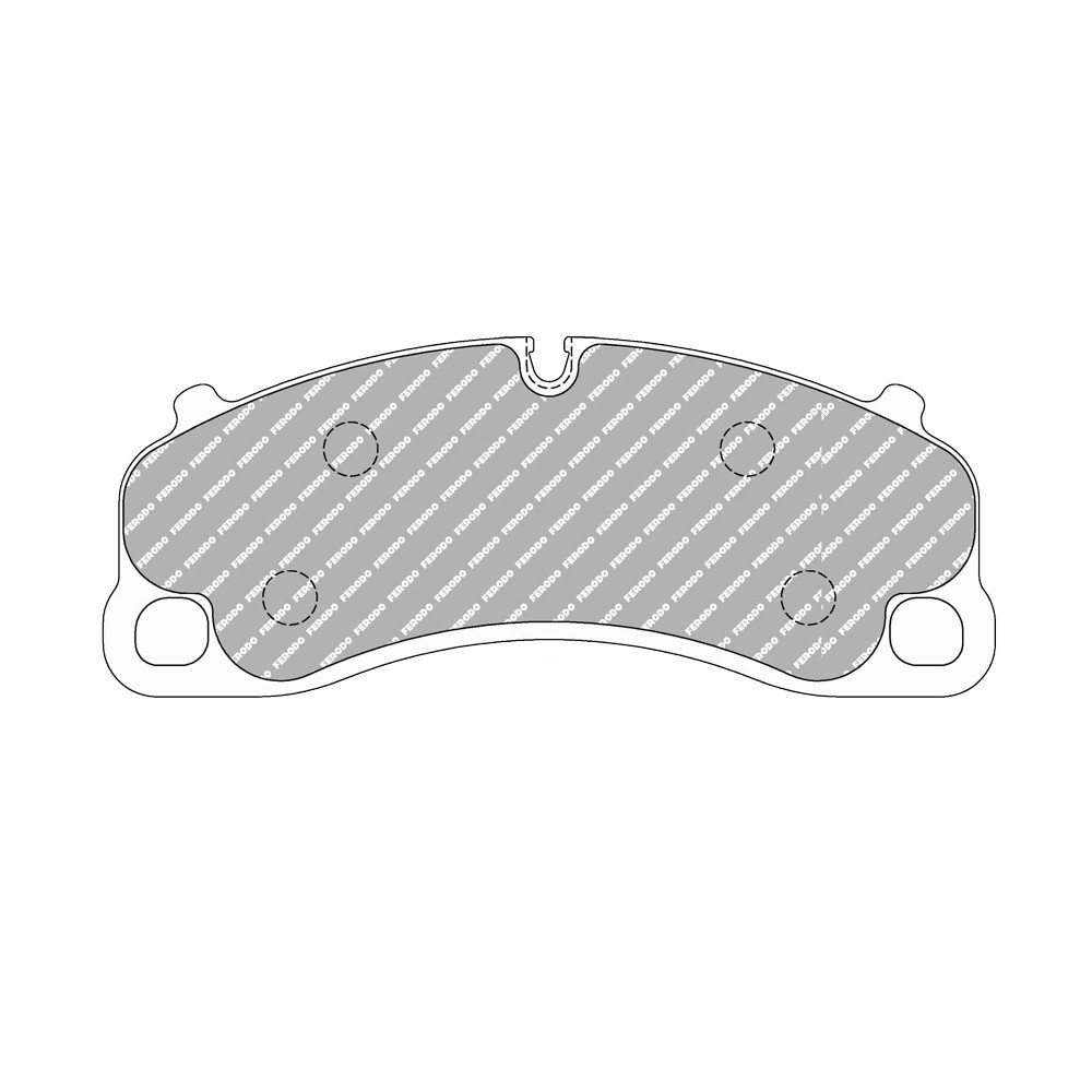 Pastillas de freno Ferodo DS1.11 delantero para PORSCHE 911 3.8 GT3 08.13 -  pinza BREMBOArray