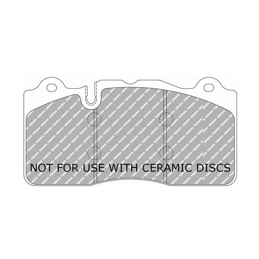 Pastillas de freno Ferodo DS1.11 delantero para CHEVROLET Camaro 6.2L ZL1 01.16 - 12.18 pinza BREMBOArray