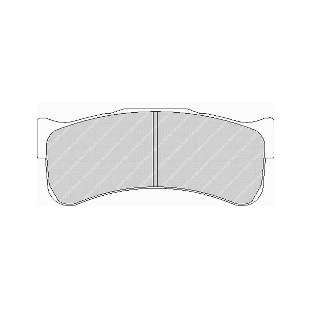 Pastilhas de travão Ferodo DS1.11 dianteiras para PORSCHE 911 3.8 GT3 RSR 01.07 - pinça BREMBOArray