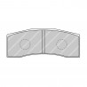 Pastilhas de travão Ferodo DS1.11 F-RP3102W