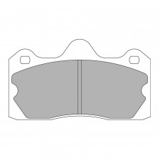 Pastillas de freno Ferodo DS1.11 trasero para LOTUS Evora 3.5 05.09 -  pinza AP RACING