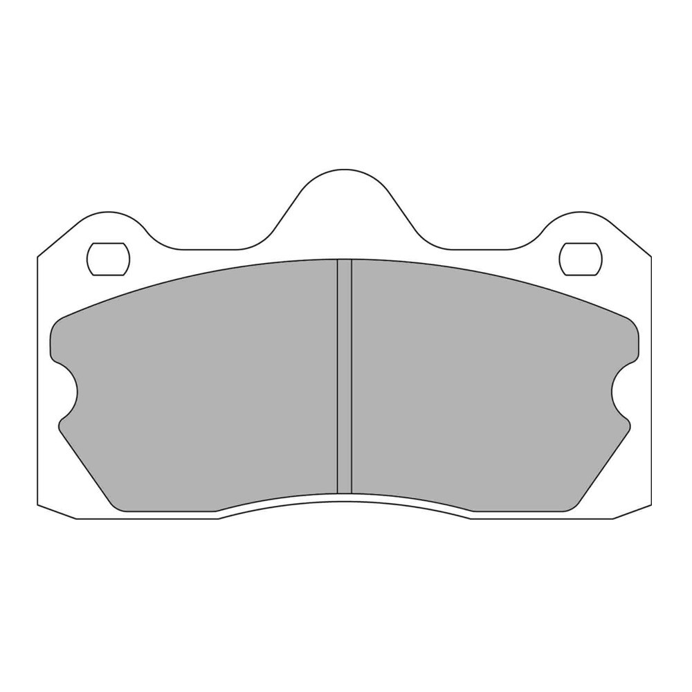 Pastillas de freno Ferodo DS1.11 trasero para LOTUS Evora 3.5 05.09 -  pinza AP RACINGArray
