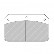 Pastilhas de travão Ferodo DS1.11 F-RP502W