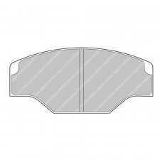 Pastilhas de travão Ferodo DS1.11 dianteiras para CATERHAM stock AP up-grade 01.97 -