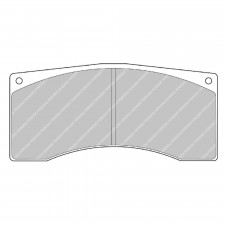 Pastillas de freno Ferodo DS1.11 delantero para CITROEN DS3 1.6 THP 155 01.13 -  pinza ALCON