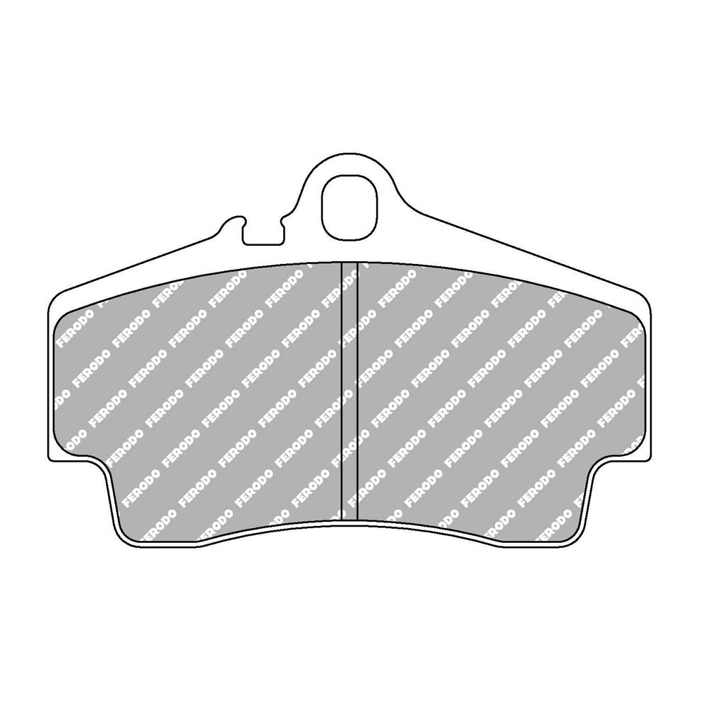 Pastilhas de travão Ferodo DS1.11 traseiras para AUDI Q7 3.6 FSI 08.06 - 05.10 pinça BREMBOArray
