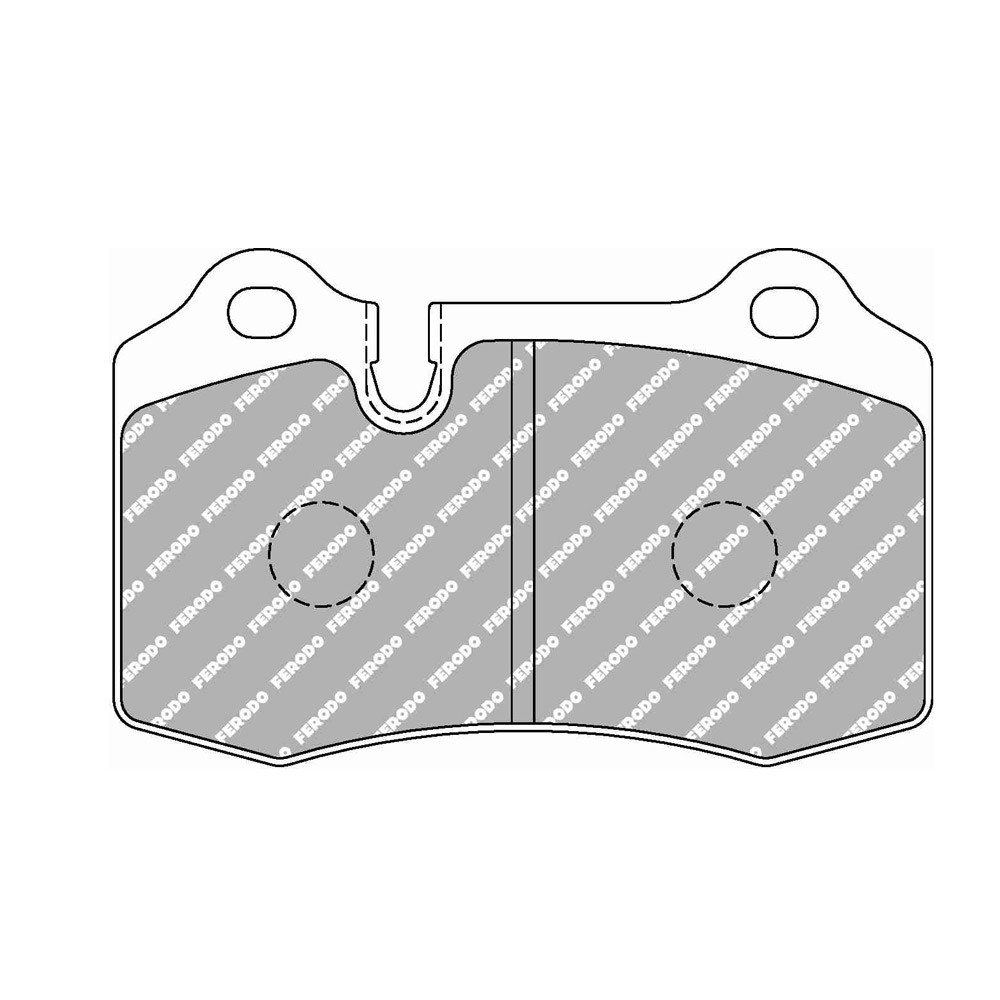 Pastillas de freno Ferodo DS1.11 delantero para CHEVROLET Camaro 6.2 09.15 -  pinza BREMBOArray