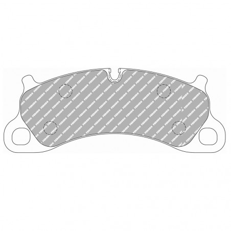 Pastillas de freno Ferodo DS1.11 delantero para PORSCHE 911 3.0 Carrera 4S 11.15 -  pinza BREMBO