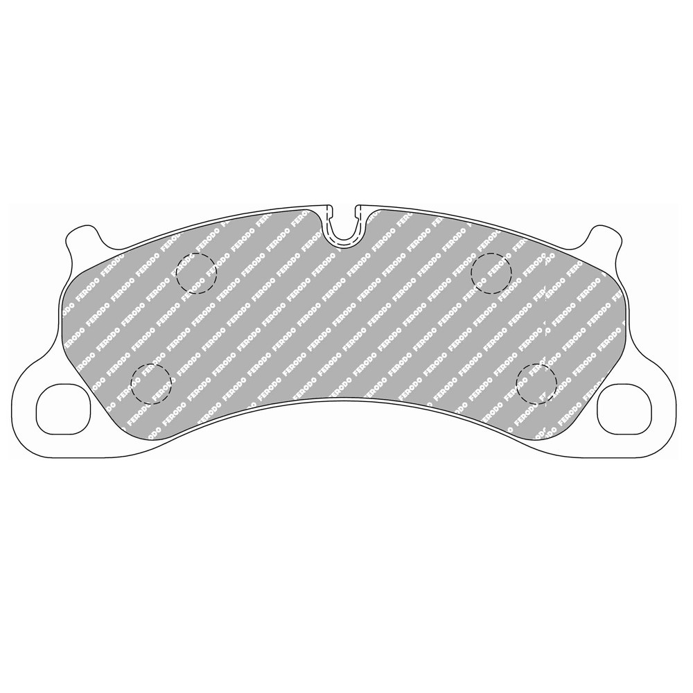 Pastilhas de travão Ferodo DS1.11 dianteiras para PORSCHE 911 3.0 Carrera 4S 11.15 - pinça BREMBOArray