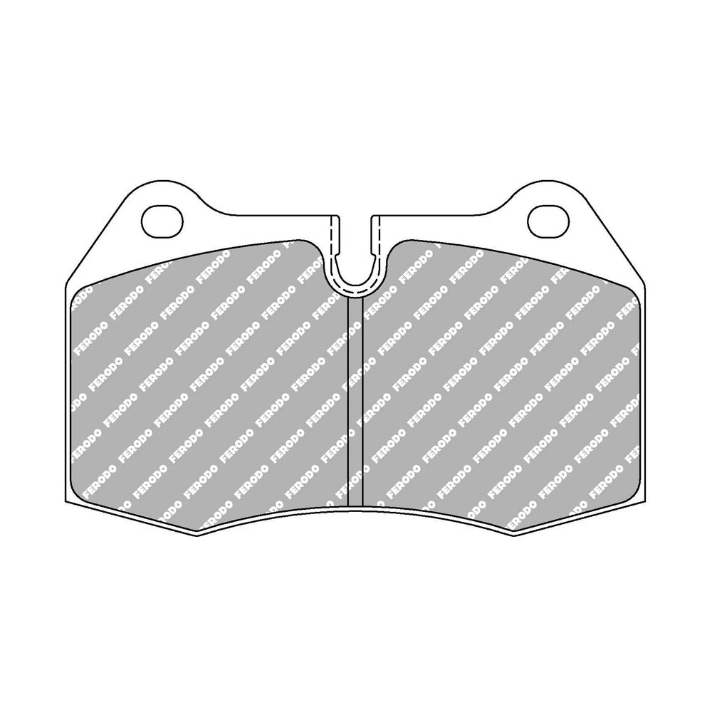 Pastilhas de travão dianteiras Ferodo DS1.11 para HONDA Integra 2.0 16V type-R 02.02 - pinça BREMBOArray