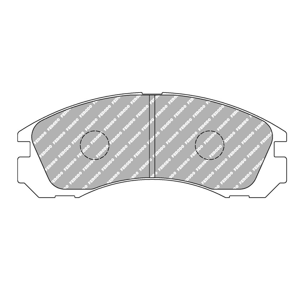 Pastillas de freno Ferodo DS1.11 delantero para DODGE Avenger All (US) 01.95 -  pinza AKEBONOArray