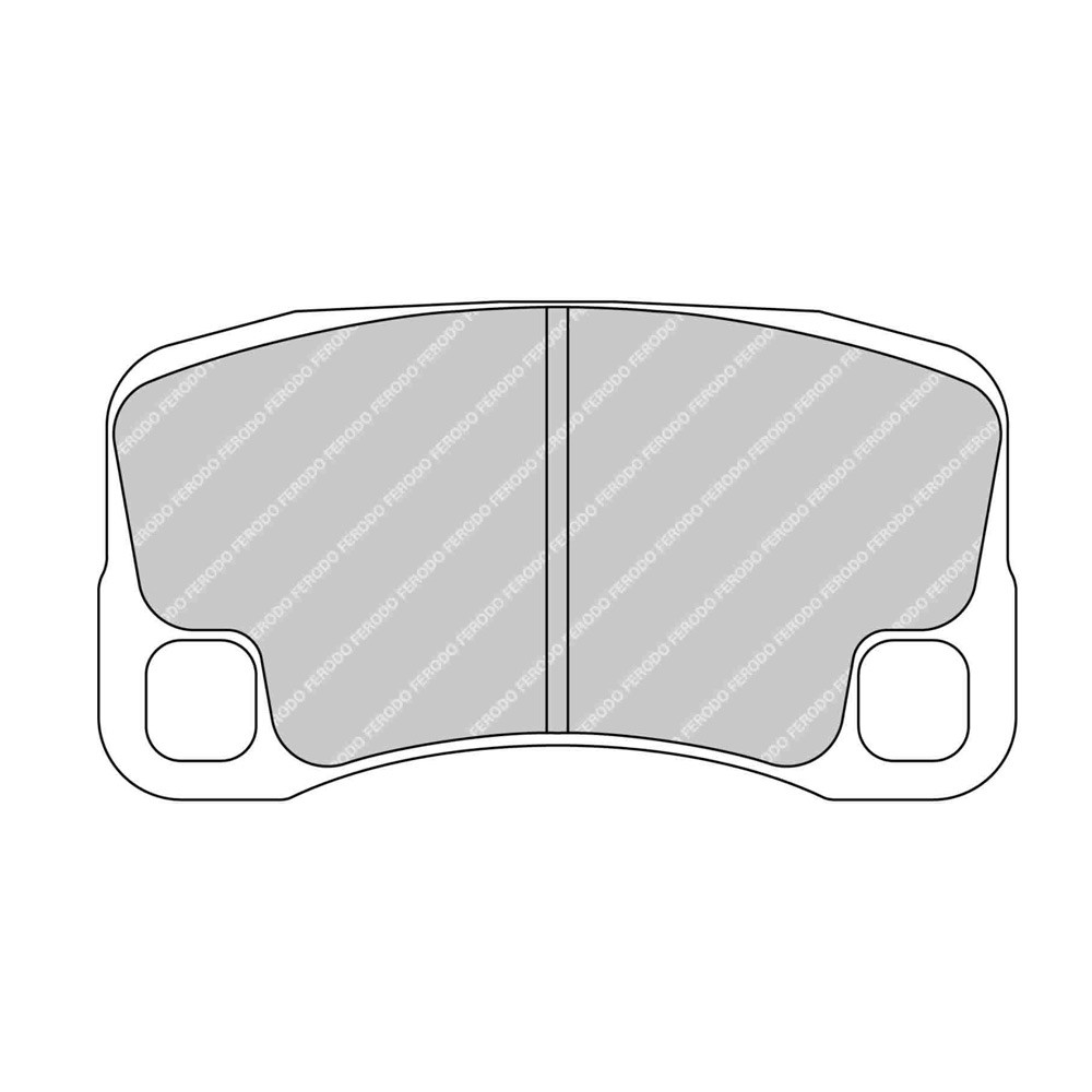 Pastillas de freno Ferodo DS1.11 trasero para PORSCHE 911 3.6 GT2 09.07 -  pinza BREMBOArray