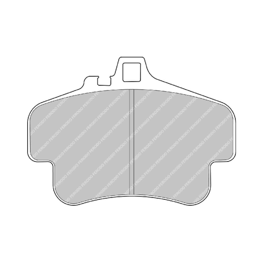 Pastilhas de travão Ferodo DS1.11 dianteiras para PORSCHE 911 3.4 Carrera 09.97 - 09.01 caliper BREMBOArray