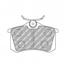 Pastillas de freno Ferodo DS1.11 trasero para AUDI A1 1.2 TFSI 05.10 -  pinza LUCAS/TRW