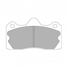 Pastillas de freno Ferodo DS2500 trasero para LOTUS Evora 3.5 05.09 -  pinza AP RACING