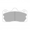 Pastilhas de travão traseiras Ferodo DS2500 para LOTUS Evora 3.5 05.09 - pinça AP RACING