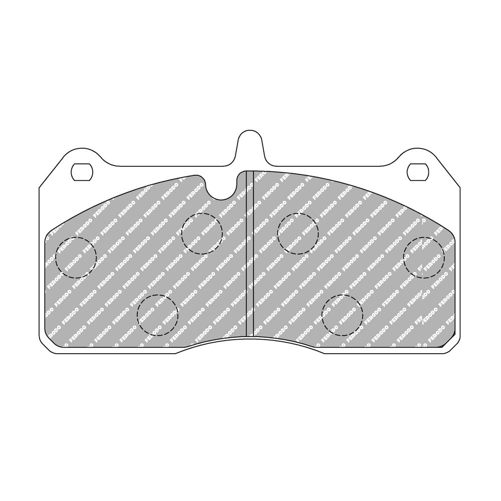 Pastilhas de travão Ferodo DS2500 F-RP3136HArray