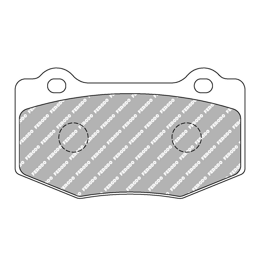 Pastilhas de travão traseiras Ferodo DS2500 para CHEVROLET Camaro 6.2 SS 1LE 01.16 - pinça BREMBOArray