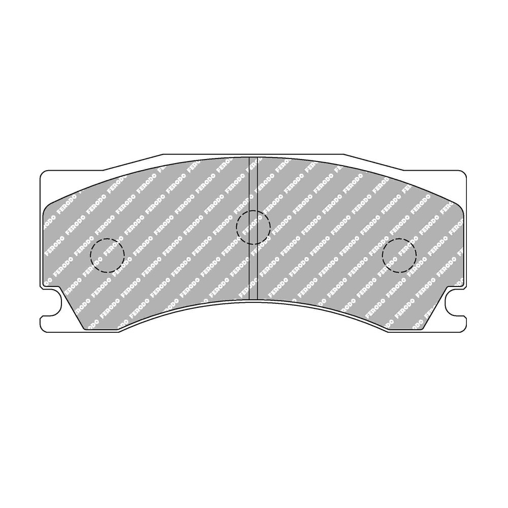 Pastilhas de travão Ferodo DS2500 F-RP3142HArray