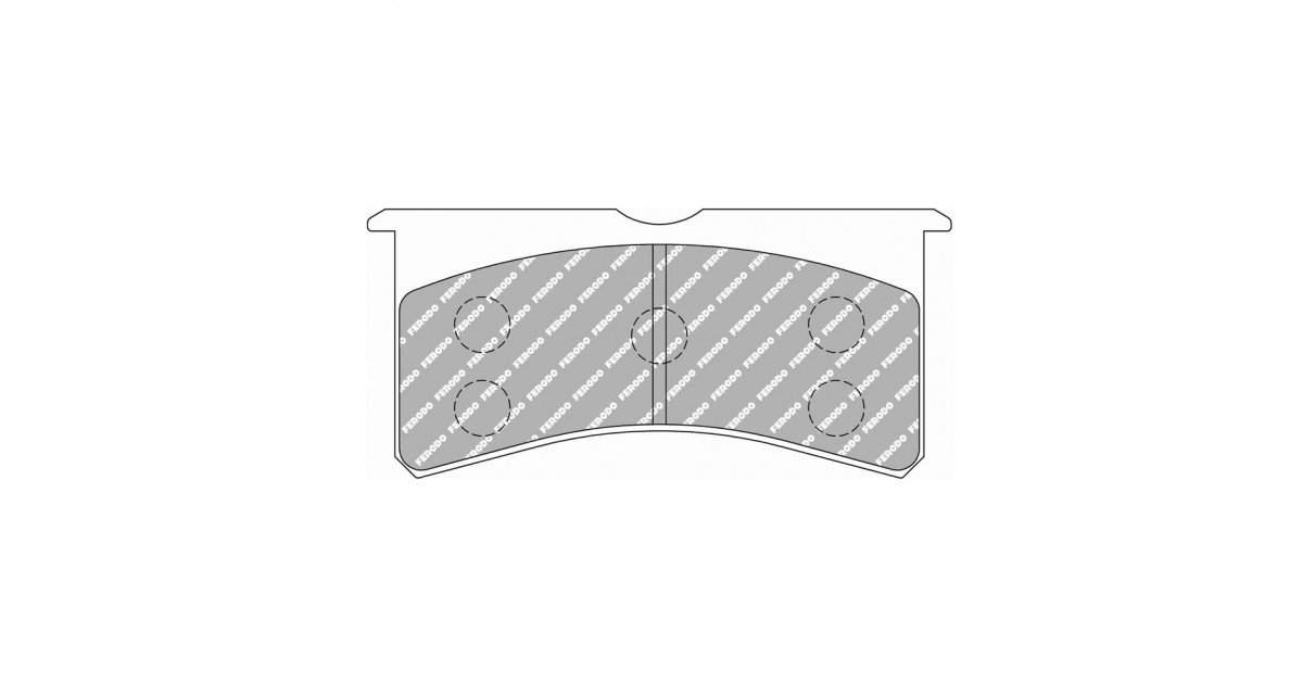 Pastilhas de travão Ferodo DS2500 dianteiras para FORD Fiesta R2 (Gravel) 10.09 - pinça AP RACING