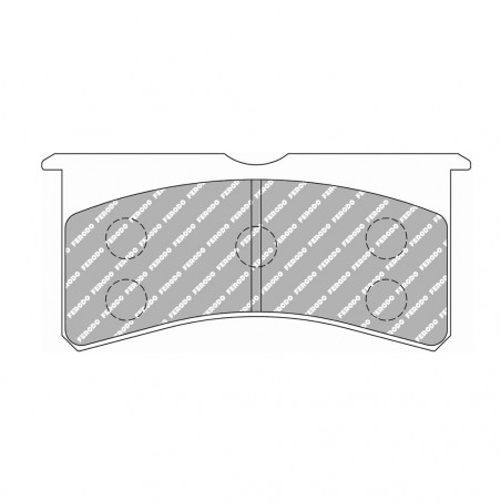 Pastilhas de travão Ferodo DS2500 dianteiras para FORD Fiesta R2 (Gravel) 10.09 - pinça AP RACING