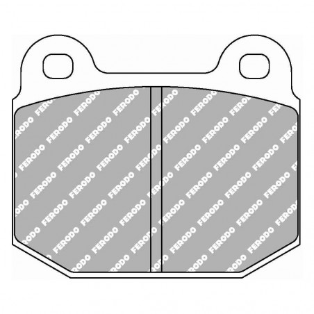 Pastillas de freno Ferodo DS2500 delantero para LOTUS EXIGE 1.8 Cup 240 04.06 - 06.12 pinza ATE