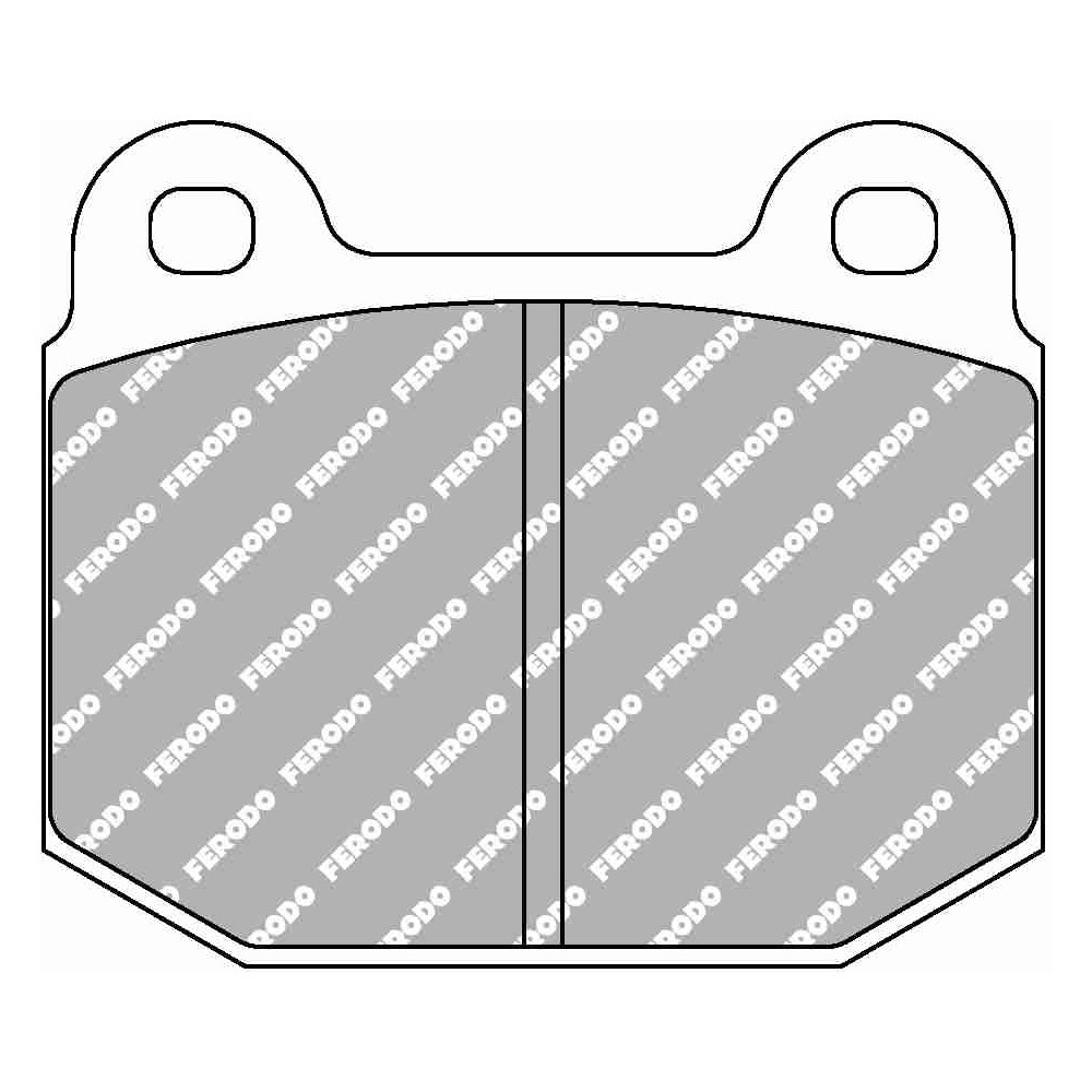 Pastillas de freno Ferodo DS2500 trasero para RENAULT Clio R3 pinza ATEArray