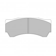 Pastillas de freno Ferodo DS2500 delantero para MITSUBISHI Lancer 2.0 Evo VIII - Alcon FQ400 03.04 -  pinza ALCON